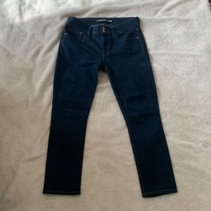 Express cropped legging mid rise jeans